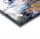 Young vendors sell onions in a market in Khiva Uzbekistan Acrylic print