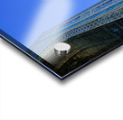 People rest near the tall minaret in Khiva Uzbekistan Acrylic print