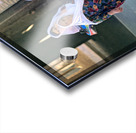 Women stroll through Khivas streets with tradition Acrylic print