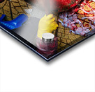 Fresh fish preparation at market in Hanoi during midday Acrylic print