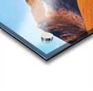 Colorful houses under a mountain in Longyearbyen Svalbard Acrylic print