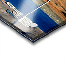 Directions guide visitors in Longyearbyen Svalbard Archipelago Impression Acrylique