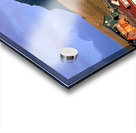 Colorful buildings in Longyearbyen Svalbard at sunset Acrylic print