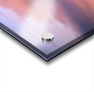 Sunset over longyearbyen in svalbard archipelago norway Impression Acrylique