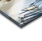 Inside Guggenheim Museum in Bilbao Spain with visitors walking Impression Acrylique