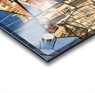 Modern building reflects city life in Bilbao Spain Acrylic print