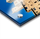 Visitors explore Piazza della Cisterna in San Gimignano Acrylic print