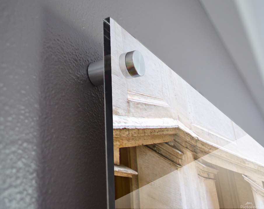 Staircase design in Galleria Nazionale dArte Antica in Rome Acrylic print of