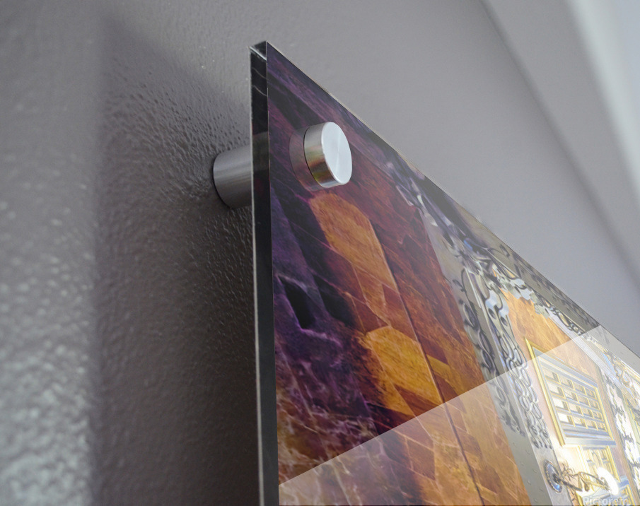 View of interior design in Palau Guell by Gaudi in Barcelona – Acrylic Print 3