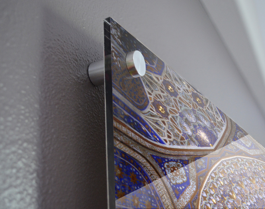 Ceiling design in a Samarkand building Uzbekistan – Acrylic Print 3