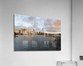 Auckland. New Zealand. The city skyline. View from Viaduct Harbour at sunset Acrylic Print