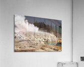 Rotorua. New Zealand. Whakarewarewa the living Maori Village. Hot springs Acrylic Print