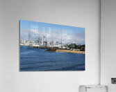 Auckland. New Zealand. The skyline of the city from Devonport Acrylic Print