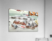 Sydney. New South Wales. Australia. The Fish Market. Fresh mackerel Acrylic Print