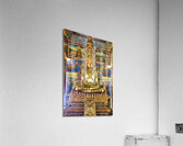 The golden interiors of the Wat Phnom Temple in Phnom Penh Cambodia Acrylic Print