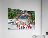 Czech Republic. Prague. The memorial to Jan Palach and Jan Zajic in Wenceslas Square Acrylic Print