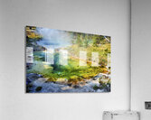 Seismograph Pool at the Yellowstone National Park. Wyoming. USA. Acrylic Print