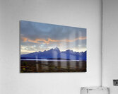 Grand Teton National Park at dusk. Wyoming. United States. Acrylic Print