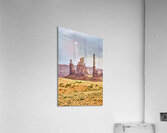 Monument Valley. Navajo Nation. Thunderstorm on the Butte Acrylic Print