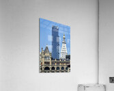 New York. Manhattan. United States. Different architectures downtown Acrylic Print