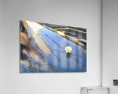 New York. Manhattan. United States. National September 11 Memorial Acrylic Print