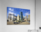 New York. Manhattan skyline. United States. Skyscrapers downtown Acrylic Print