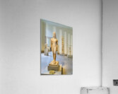 New York. Manhattan. United States. The Metropolitan Museum of Art. Greek and Roman Art. Marble statue of a kouros youth Acrylic Print