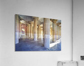 Barcelona. Catalonia. Spain. Columns and Domes of Hypostyle Room in Park Guell Acrylic Print