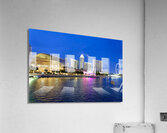 Singapore. Marina Bay at sunset Acrylic Print