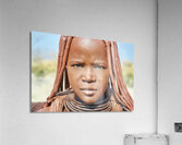 Namibia. Portrait of a Himba woman in Kunene region Acrylic Print