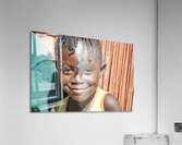 Namibia. Portrait of a joyful child in Kavango Region Acrylic Print