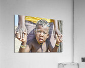 Namibia. Portrait of a child of Zemba Bantu ethnic group in Kunene Region Acrylic Print