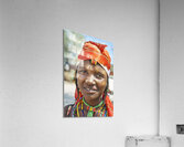 Namibia. Portrait of a woman of Zemba Bantu ethnic group in Kunene Region Acrylic Print