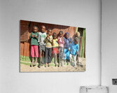 Namibia. A group of children in school in Rundu Kavango Region Acrylic Print