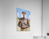 Namibia. Portrait of a woman of Zemba Bantu ethnic group in Kunene Region Acrylic Print