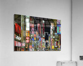 Japan. Tokyo. Neon lights in Shinjuku district at night Acrylic Print