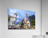 Japan. Tokyo. Shibuya district at night Acrylic Print