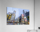 Japan. Tokyo. Shibuya district at night Acrylic Print