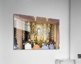 Japan. Kyoto. Buddha statue inside Chion-in temple Acrylic Print