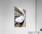 Japan. Kyoto Station. Shinkansen bullet train Acrylic Print