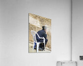 Jerusalem Israel. Orthodox jews praying at the wailing wall Acrylic Print