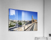 Jerusalem Israel. The ramparts of the old city Acrylic Print