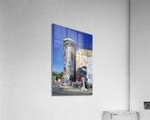 Jerusalem Israel. The west bank separation wall in Bethlehem Acrylic Print