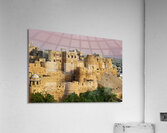India Rajasthan jaisalmer. The walls at sunset Acrylic Print
