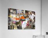 India Rajasthan Jodhpur. Selling spices at Sardar Market Girdikot Acrylic Print