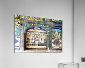 India Rajasthan Bundi. Decorations and paintings at Taragarh Fort Acrylic Print