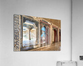 India Rajasthan Bundi. Decorations and paintings at Taragarh Fort Acrylic Print