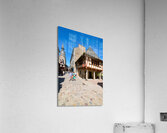 Dinan Brittany France. Maison de la Harpe and Tour de lHorloge Acrylic Print