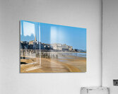 Saint Malo Brittany France. Grand plage du Sillon Sillon beach Acrylic Print