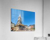 Honfleur Normandy France. Saint Catherine church the biggest wooden church in France Acrylic Print